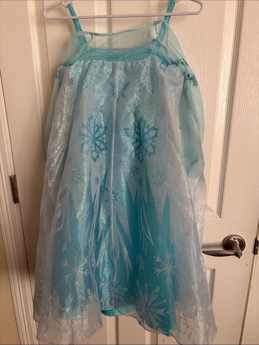 Disney Elsa Frozen Sparkle Costume Dress - Picture 3 of 4